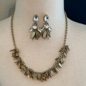 NWOT J. Crew Necklace and Earring Set